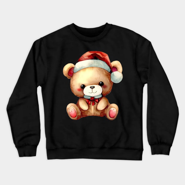 Little Cuties - Christmas Teddy Crewneck Sweatshirt by CAutumnTrapp